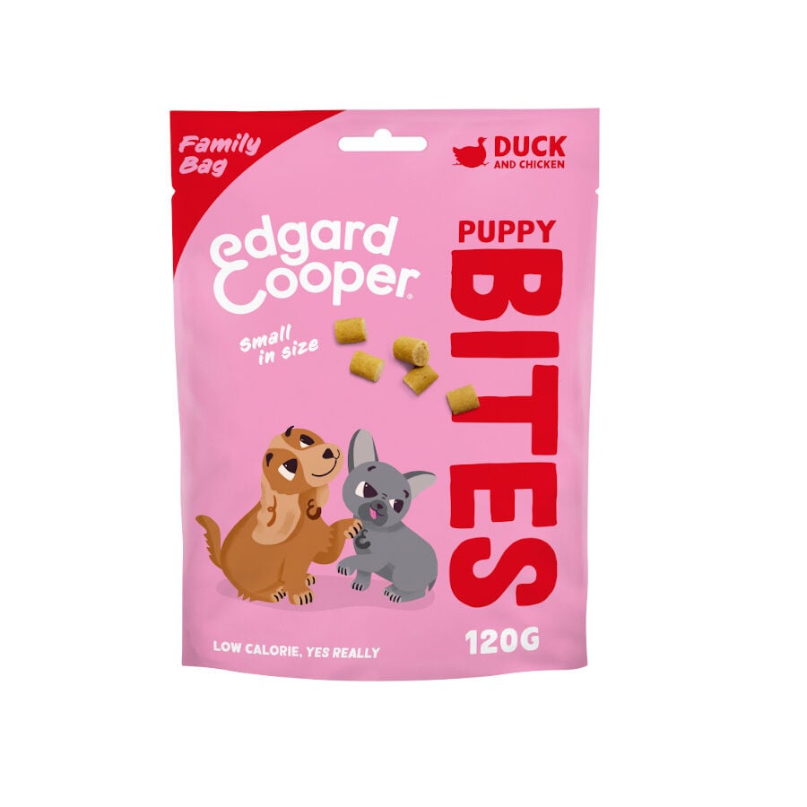 Edgard & Cooper Snacks Mini de Pato e Frango para cachorros  – Pack, , large image number null